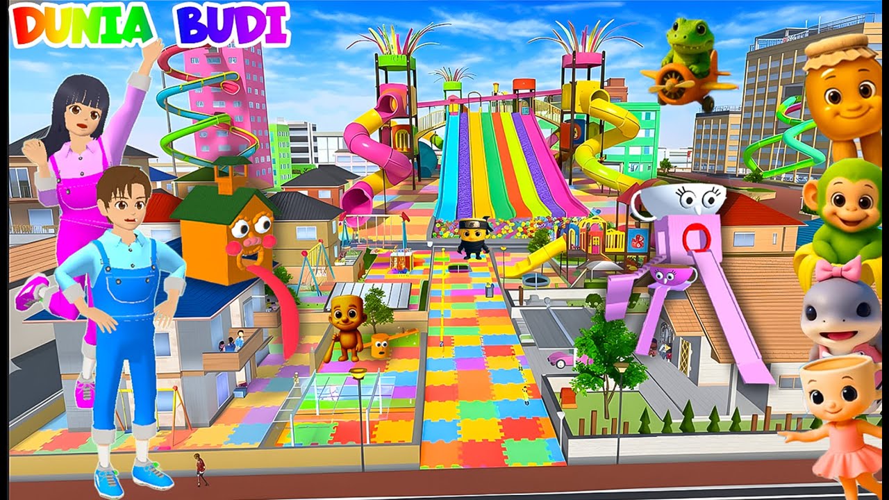 Yuta Mio Senang Kota Sakura Jadi Playground Taman Bermain Terbesar Banyak Wahana Anomali🥳🌈