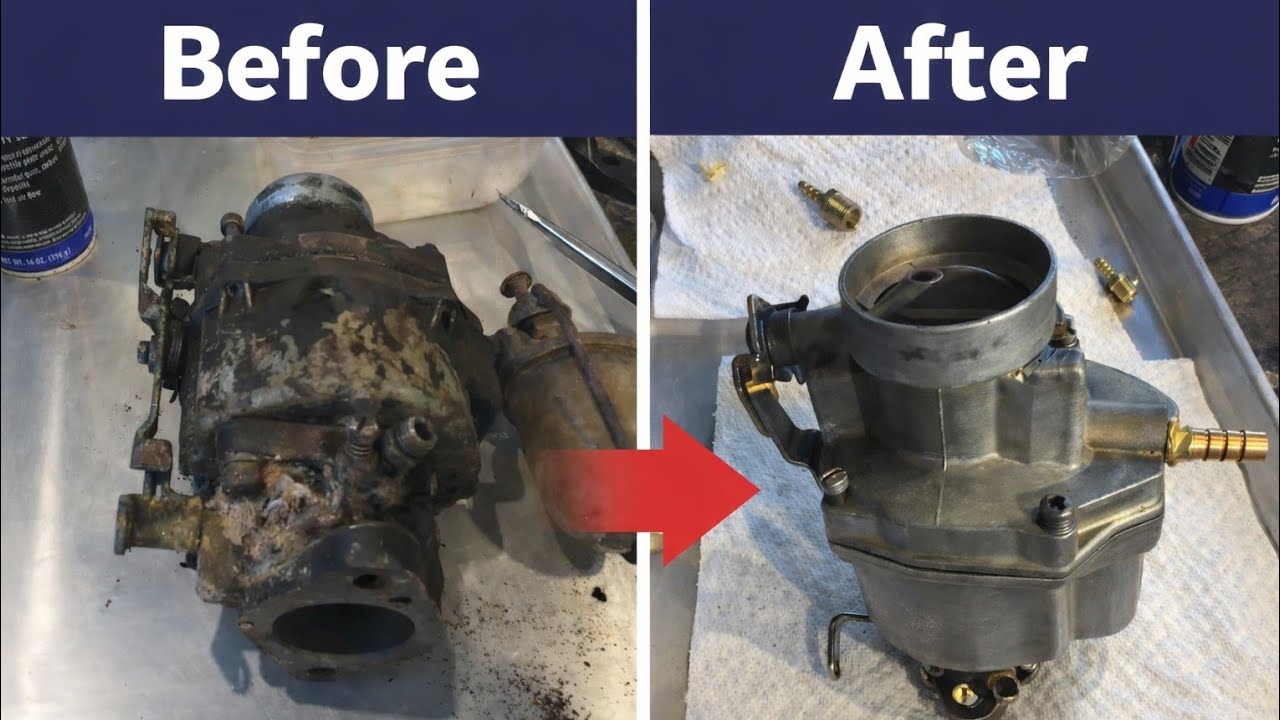 Rebuilding carburator for 1948 chevy truck. Hear it run again.
