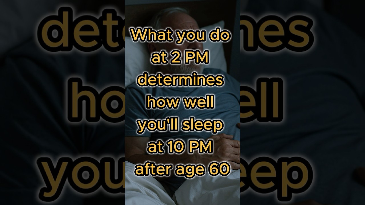 7 Afternoon Habits for Better Senior Sleep to Avoid Wake Up at 2AM #sleeptips #habits #seniorhealth