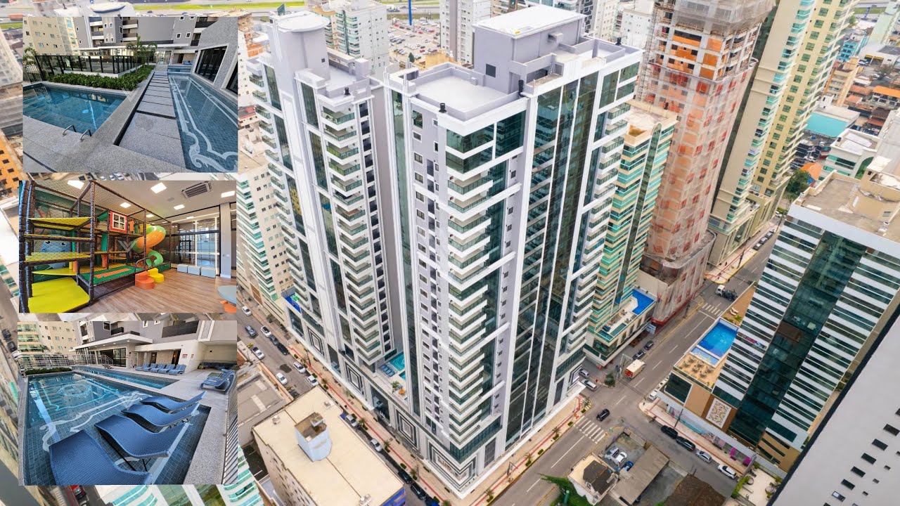 Times Square Residence, Melhor área de Lazer da Meia Praia. 3 suítes mobiliado R$ 2.598.000