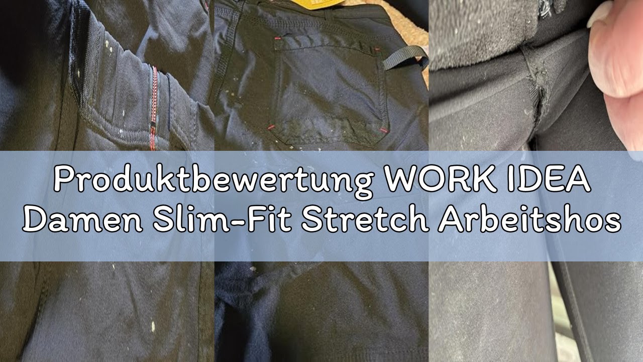 Produktbewertung WORK IDEA Damen Slim-Fit Stretch Arbeitshose: Kritische Stoffbereiche aus Cordura –