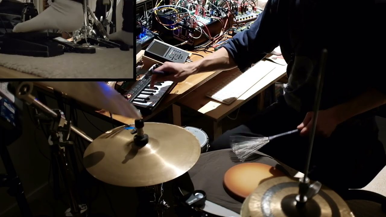 Drums and eurorack modular FX experiments/ Bastl FX wizzard