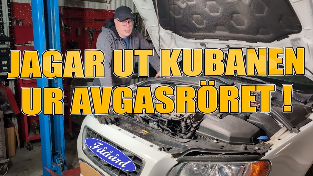 Mekar spridare på Fååården V70 T4.