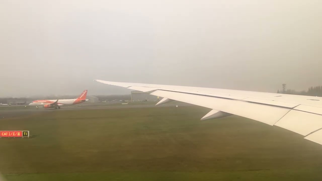 Takeoff from Birmingham Airport (BHX) - QR36 - 29/1/26