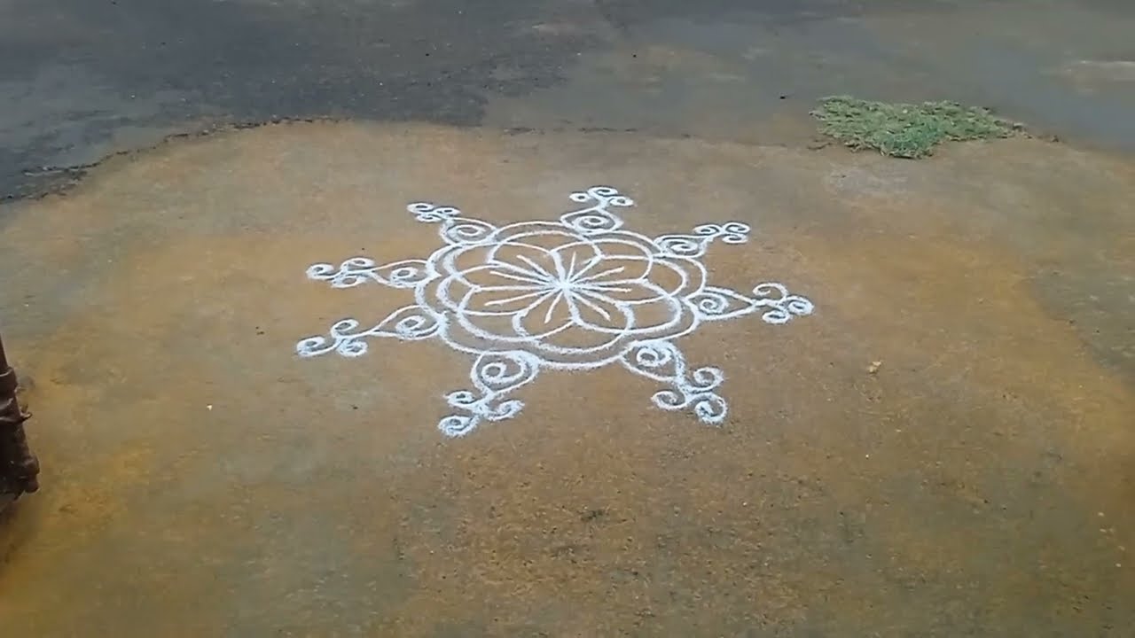 🌺 simple rangoli 🌺 easy rangoli 🌺 daily rangoli 🌺