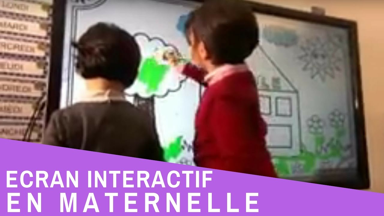 Utilisation de l'écran interactif en maternelle
