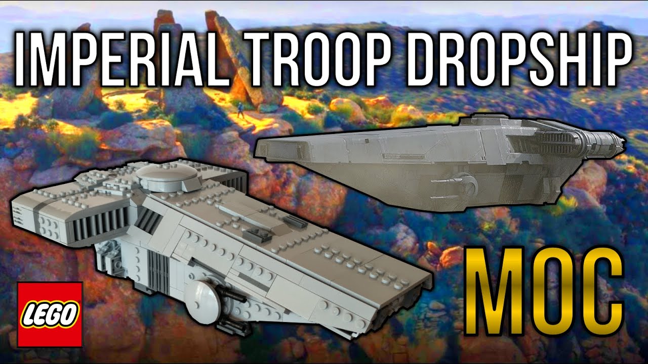 LEGO Imperial Troop Dropship MOC - (The Mandalorian)