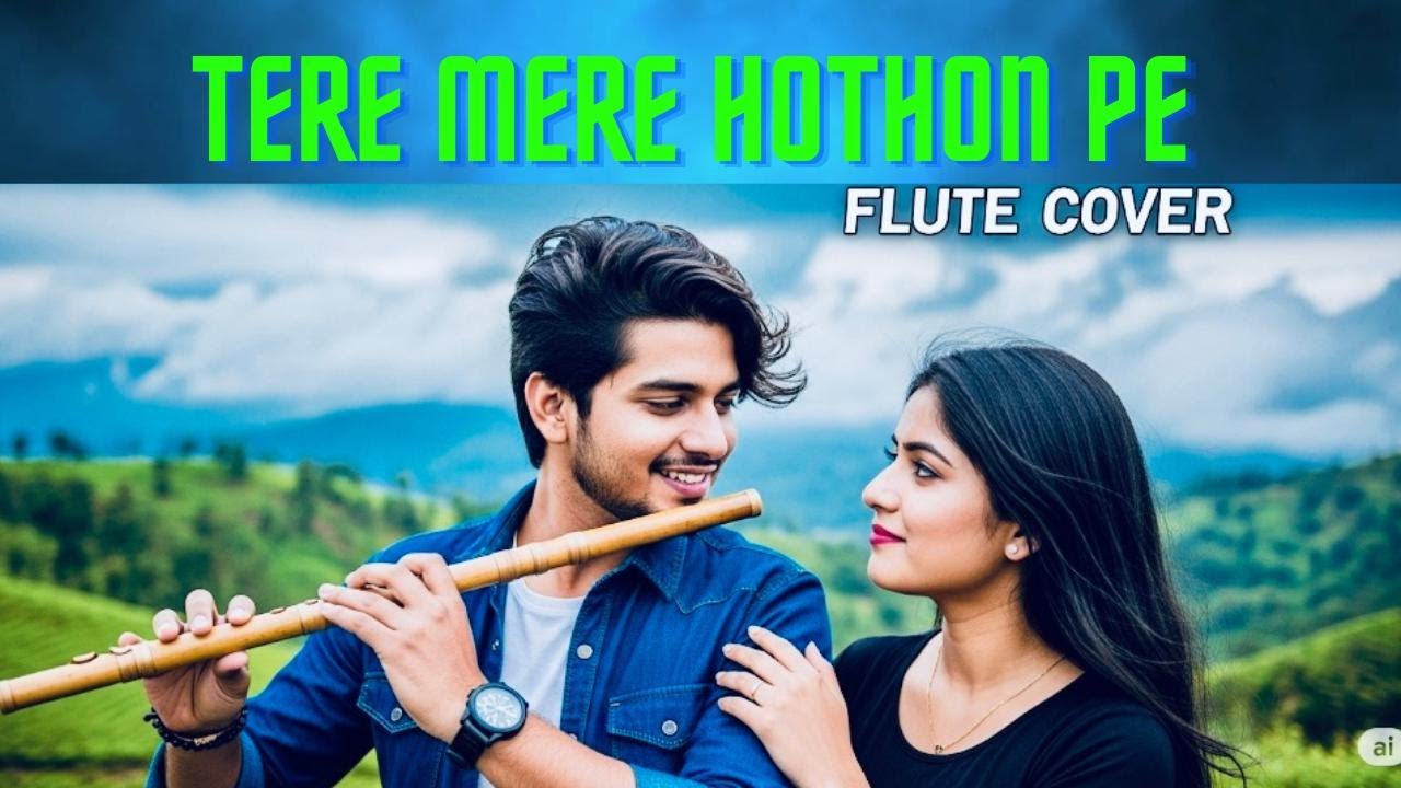 Flute Cover | Tere Mere Hothon Pe | Anurag Rastogi