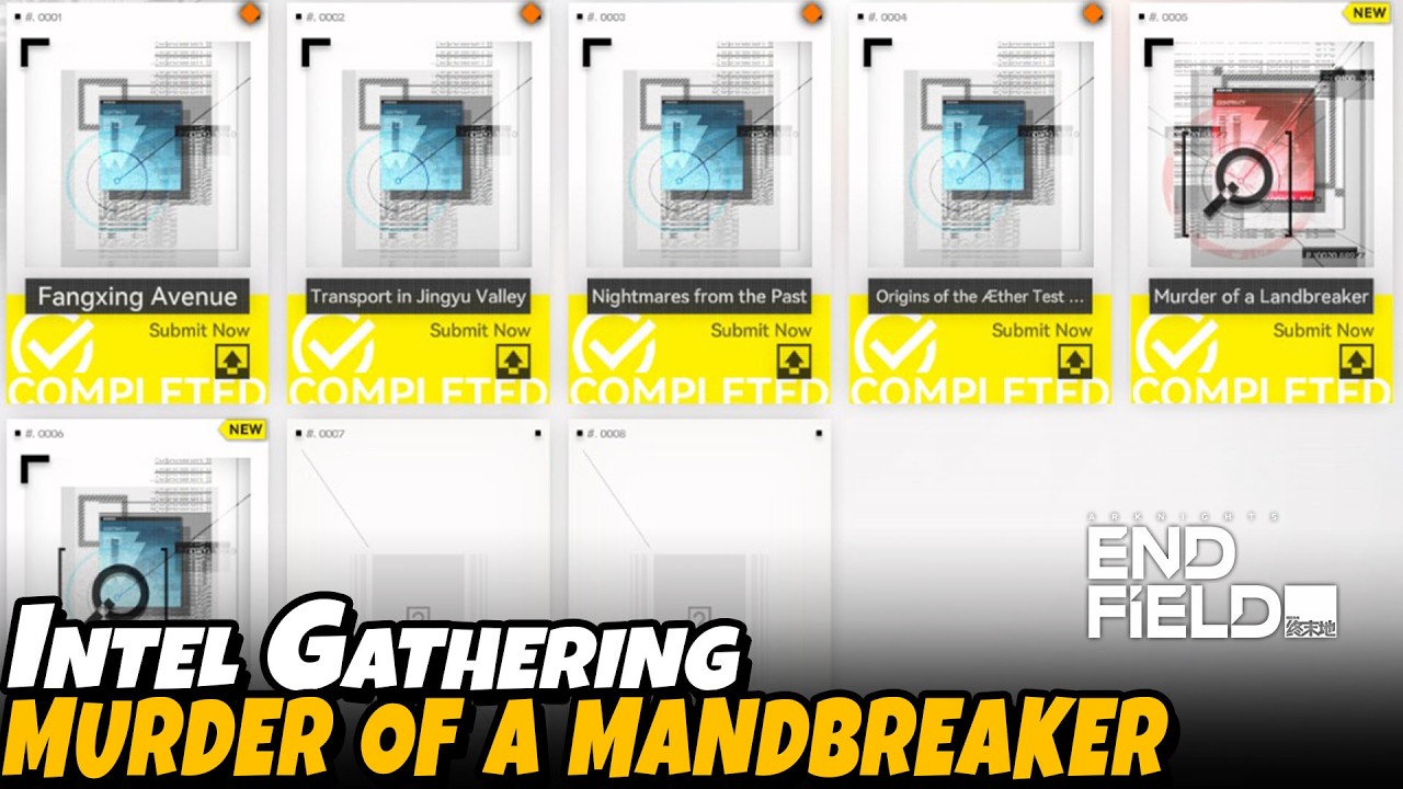 Murder of a Landbreaker  Intel Gathering | Arknights Endfield