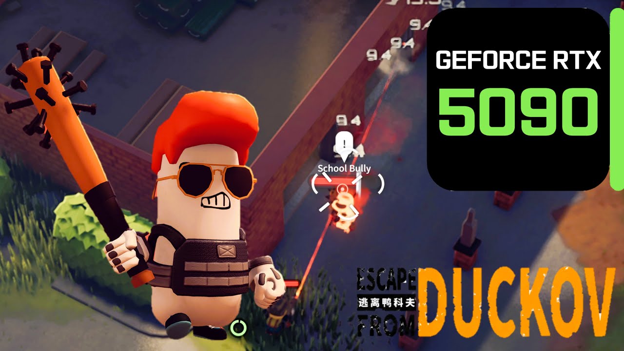 Escape from Duckov School Bully– RTX 5090 + 9950X3D benchmark (4K)