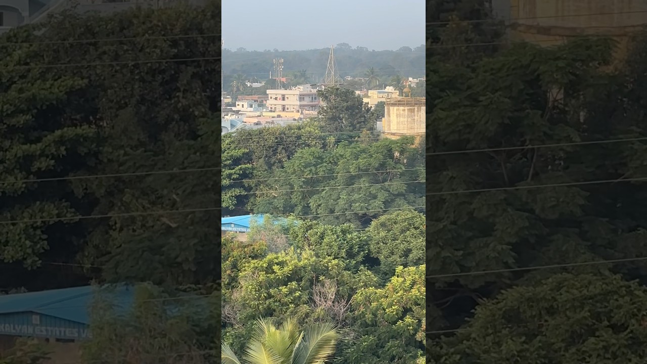Beautiful view of modern city, Hyderabad