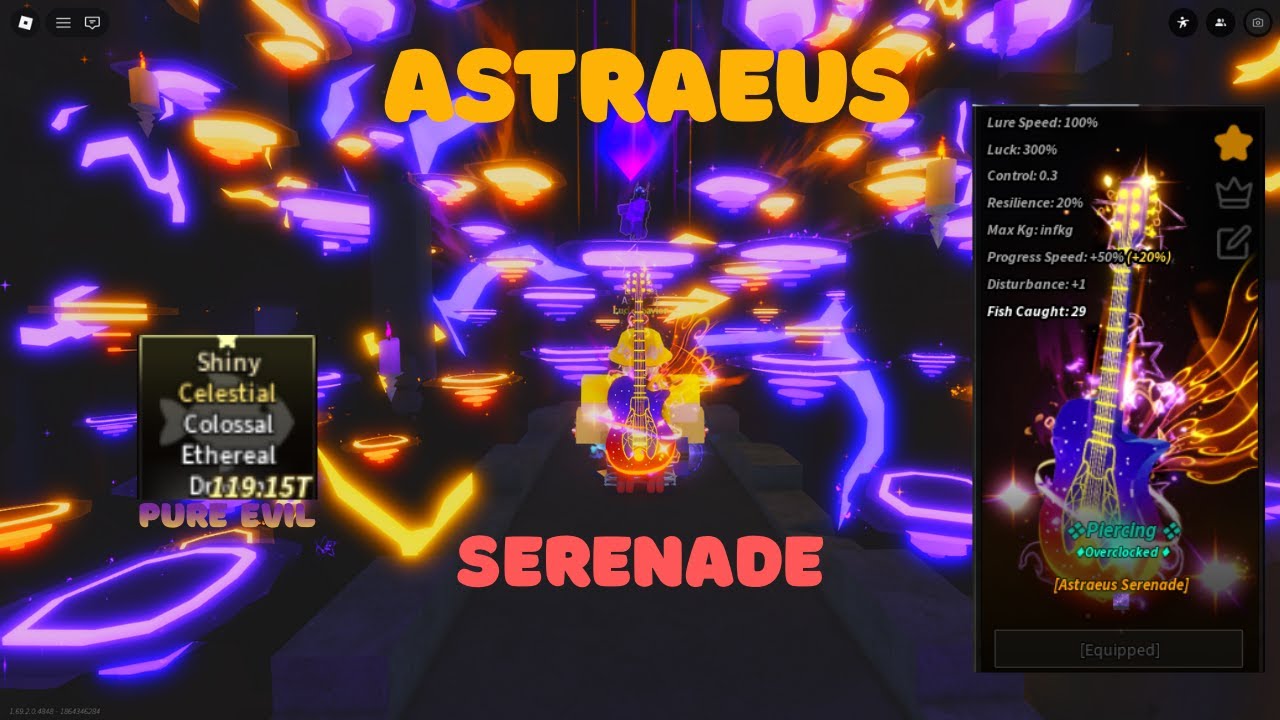 I FINALLY GOT THE ASTRAEUS SERENADE IN FISCH (also a showcase)