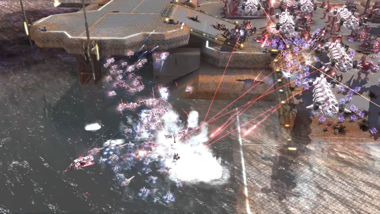 Aeon vs Cybran - AI vs AI - Supreme Commander 2