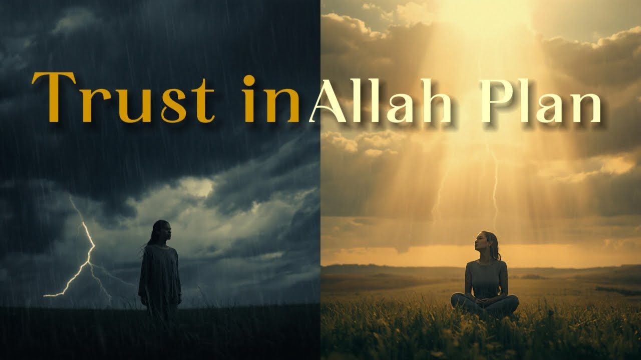 Allah’s plan doesn’t make sense at first… but it always makes peace in the end. Trust Him.