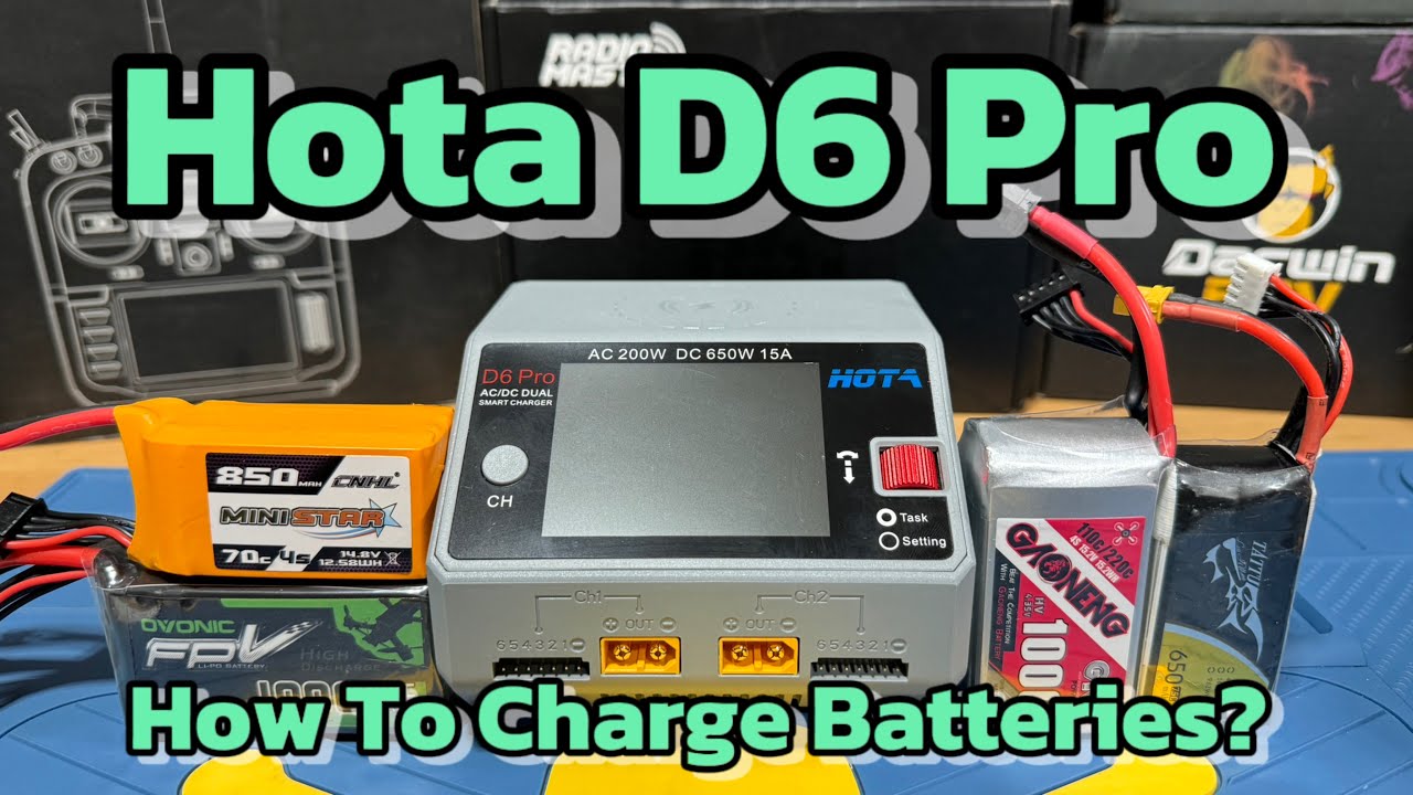 How to charge lipos with Hota D6 Charger the first time? #beginners #fpv #drone