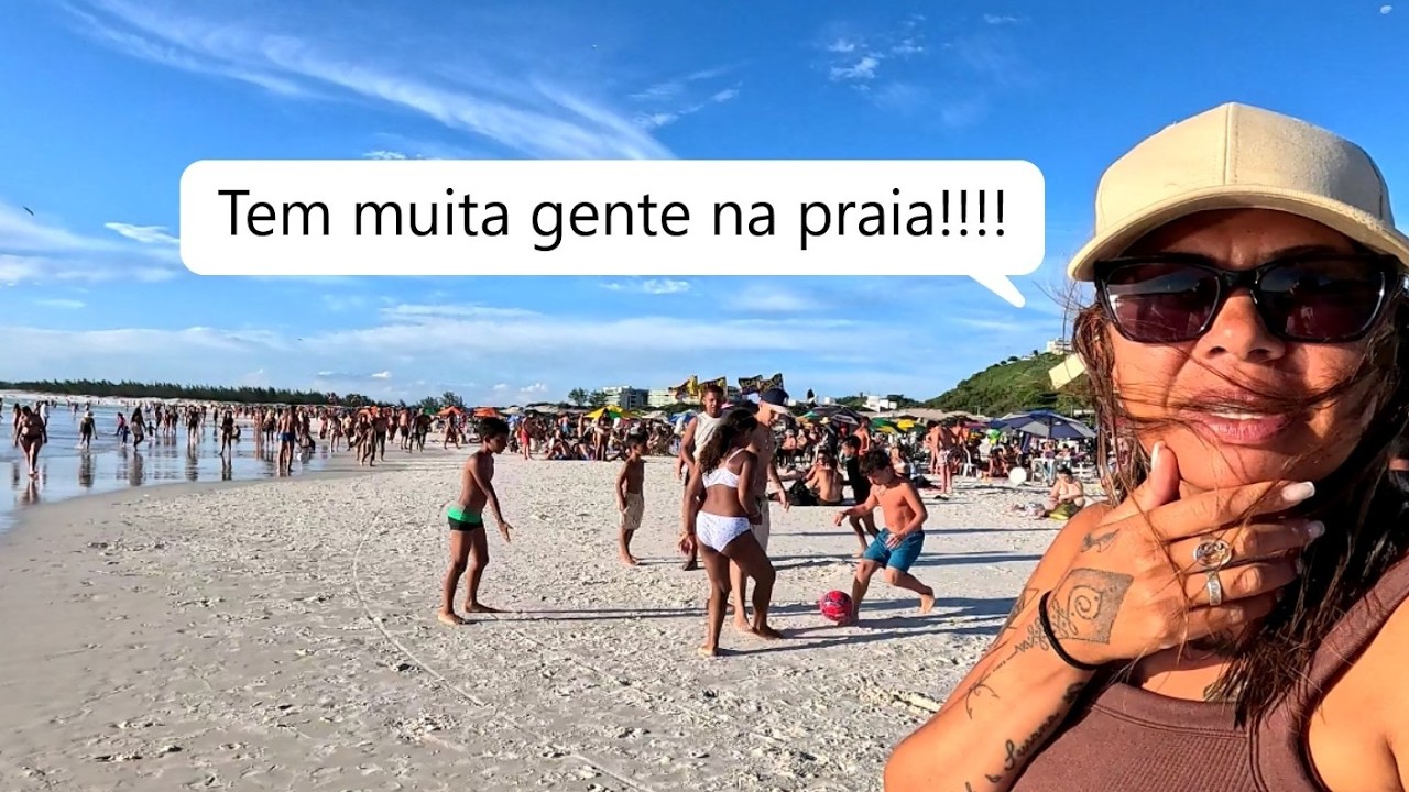 ORLA FLAVIA ALESSANDRA, PRAINHA e PRAIA GRANDE EM ARRAIAL DO CABO HOJE 28/01/26
