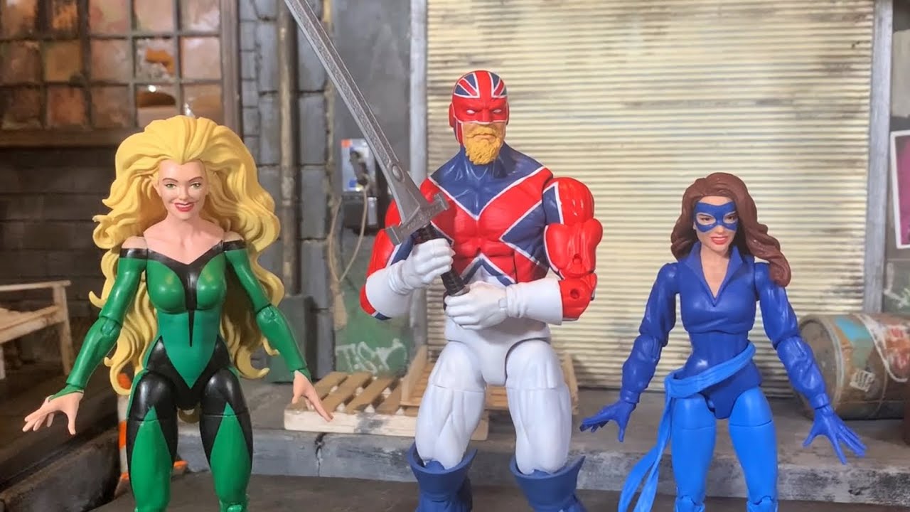 Marvel Legends X-Men Excalibur 3 pack CAPTAIN BRITAIN, SHADOWCAT and MEGGAN - quick run through vid