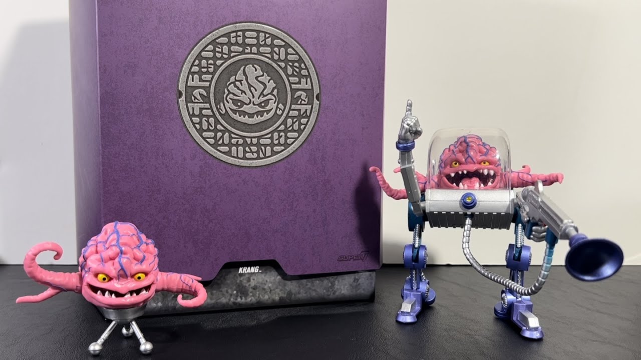 TMNT Krang Super7 Deluxe Teenage Mutant Ninja Turtles Action Figure Spotlight