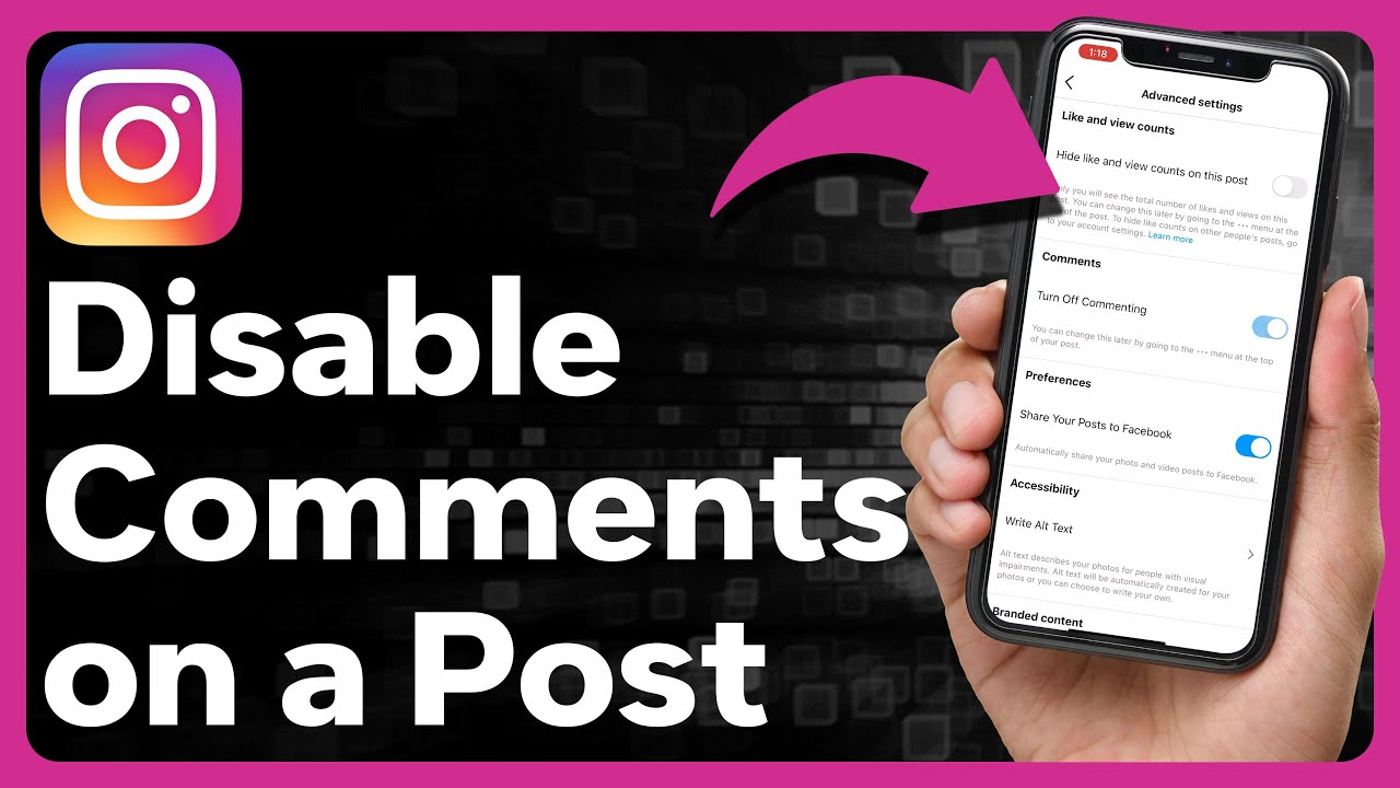 How To Turn Off Commenting On Instagram Posts