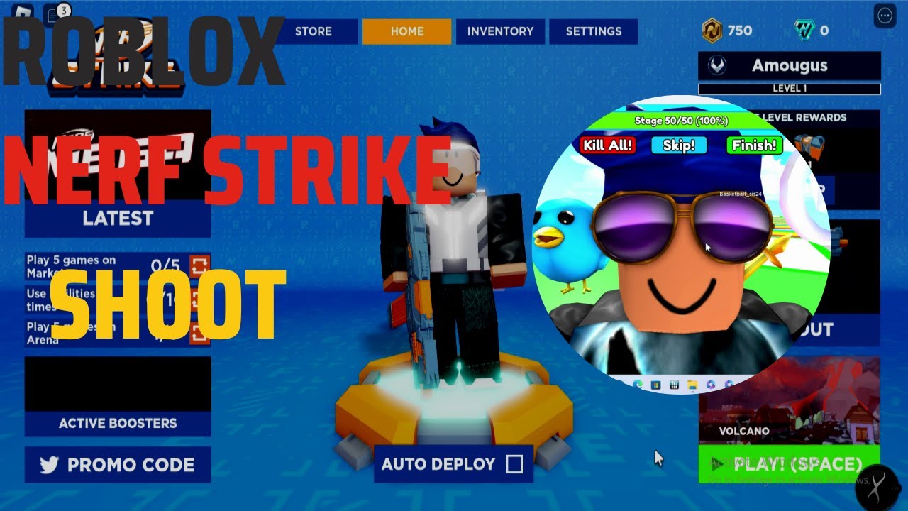 nerf strike CODES ROBLOX | NERF GUN