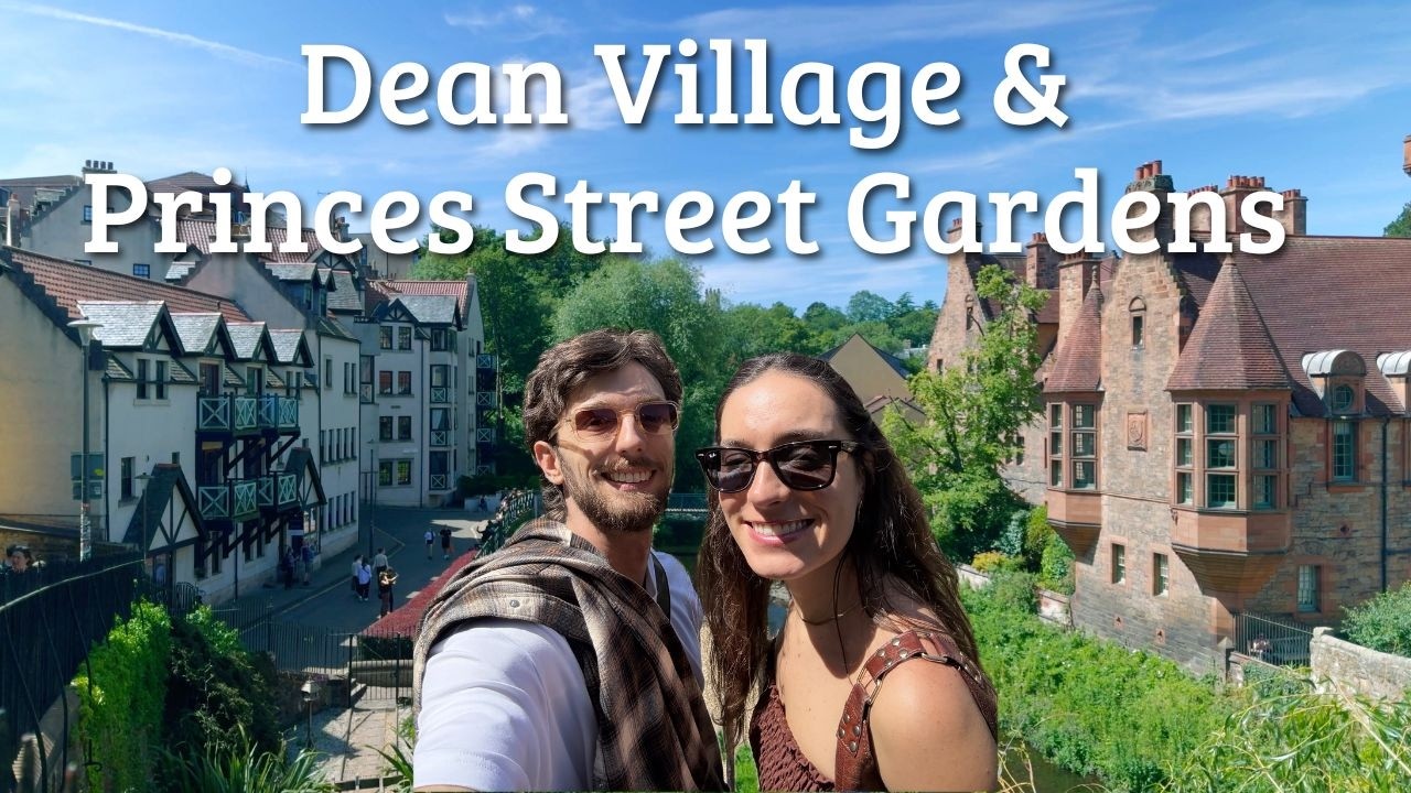 Dean Village & Princes Street Gardens, Edinburgh | silent vlog