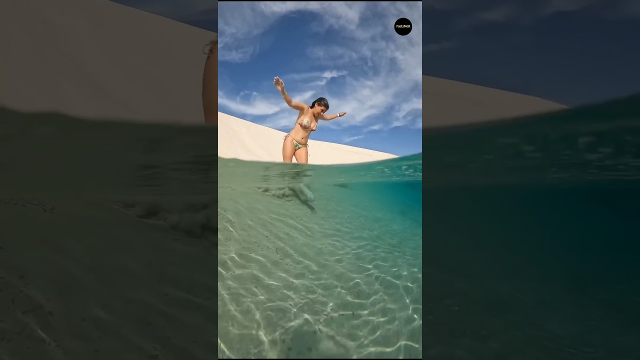 Desert With A Thousand Lakes In Brazil 