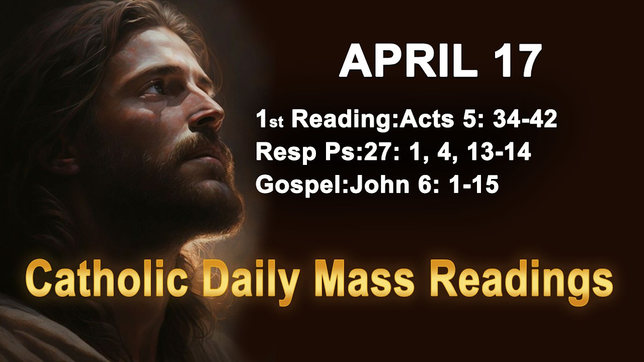 Ежедневные чтения католической мессы на сегодня, пятницу, 17 апреля 2026 года.