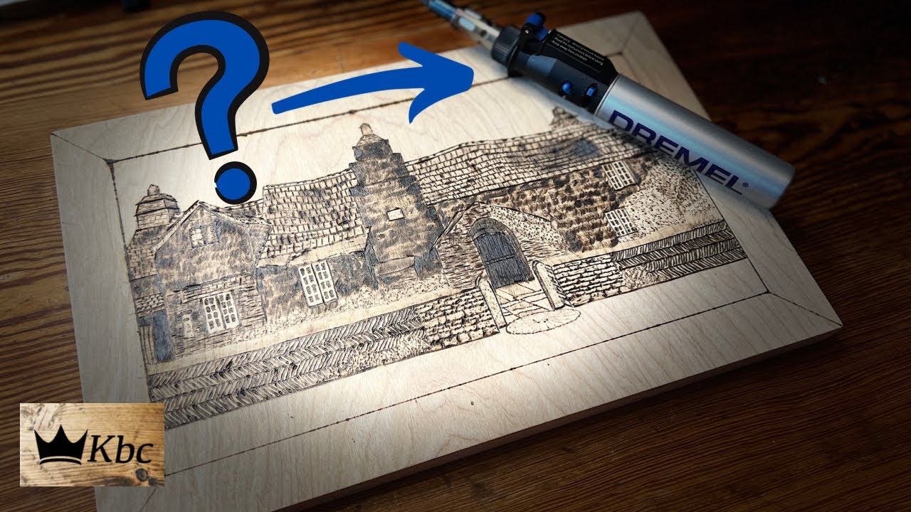 Pyrography |  using the Dremel Versatip as a pyrography pen