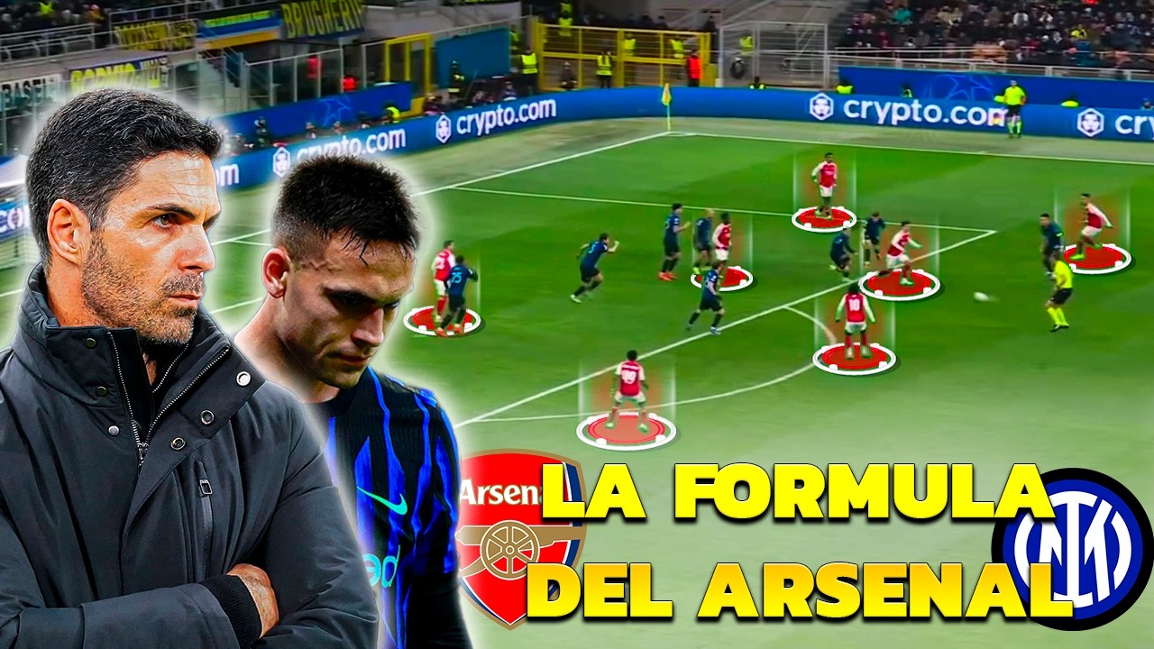 LA FORMULA IMPARABLE DEL ARSENAL // INTER 1 ARSENAL 3 ANALISIS TACTICO