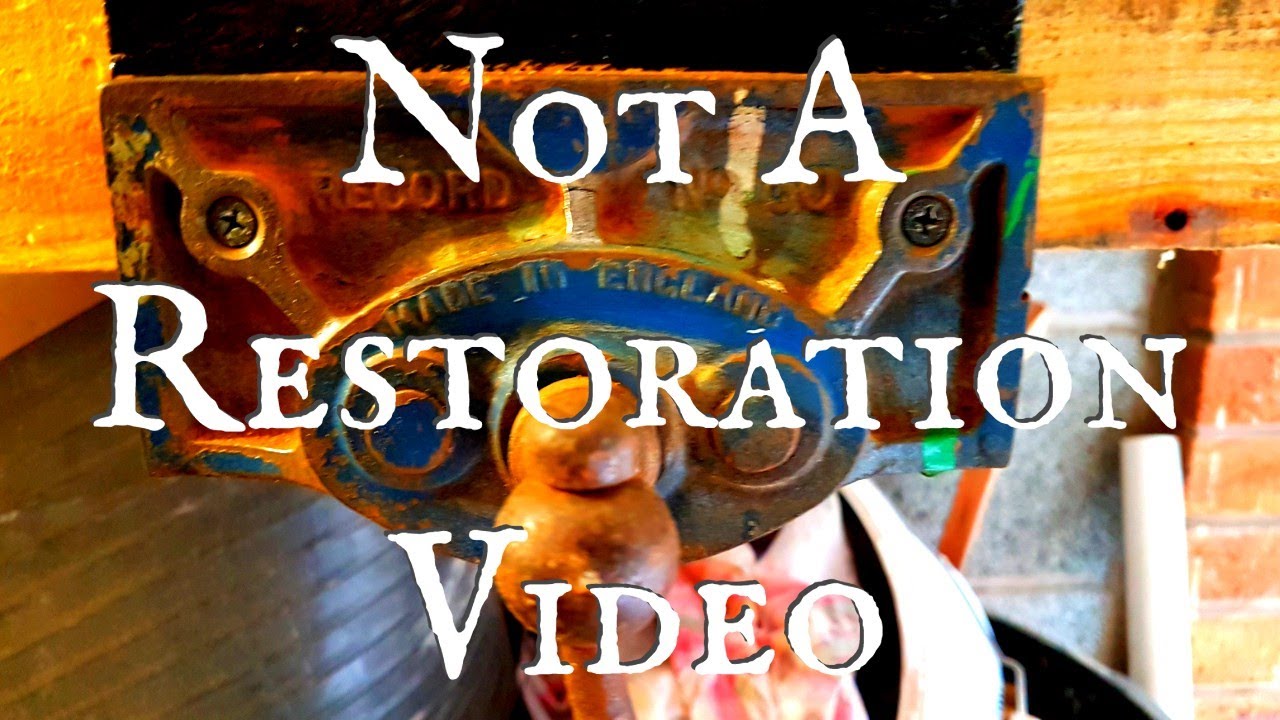 Record Vise Scrub Up From Skip/Dumpster To Work Bench