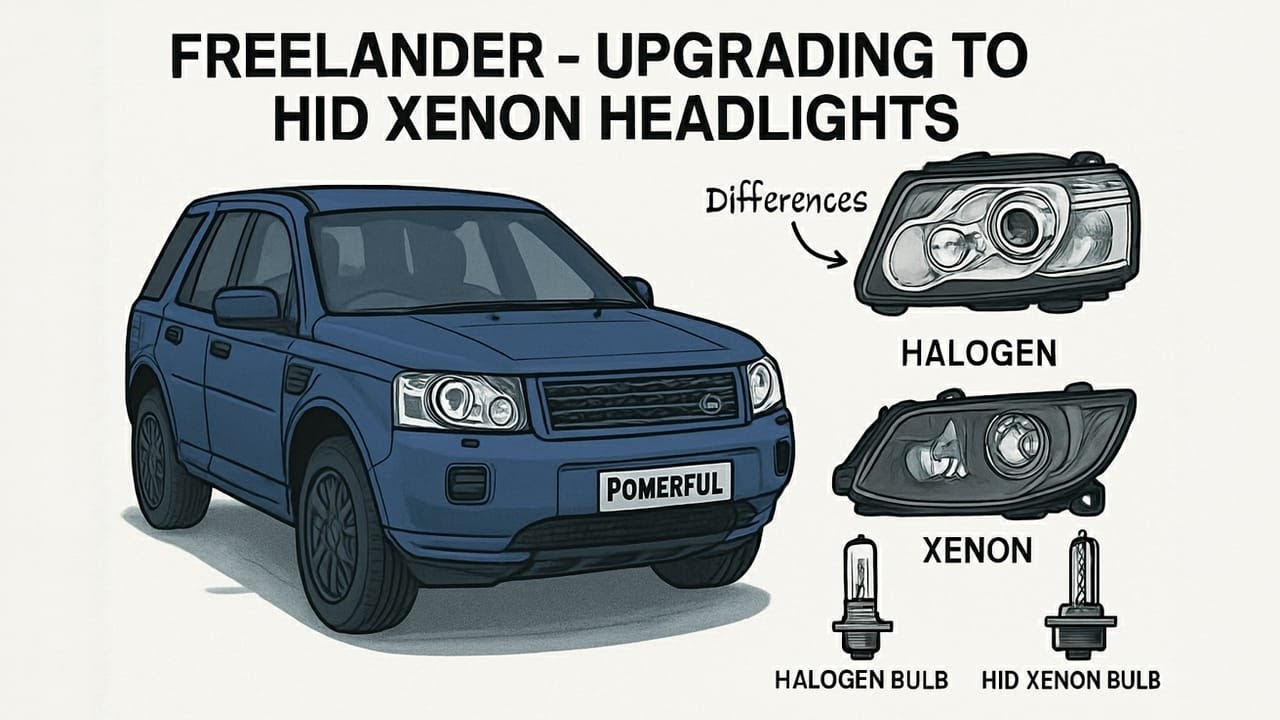 Land Rover Freelander 2: замена галогенных фар на ксеноновые