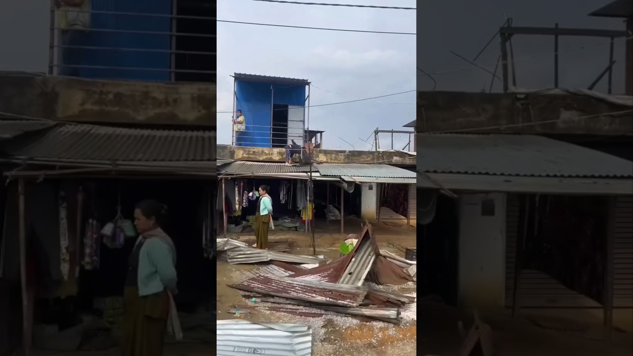#rain #hailstorm #heavyrain  #manipur #manipurnews