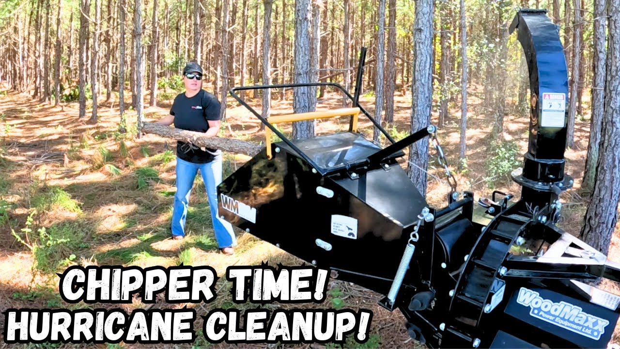 Chipper Time! Hurricane Cleanup Continues!