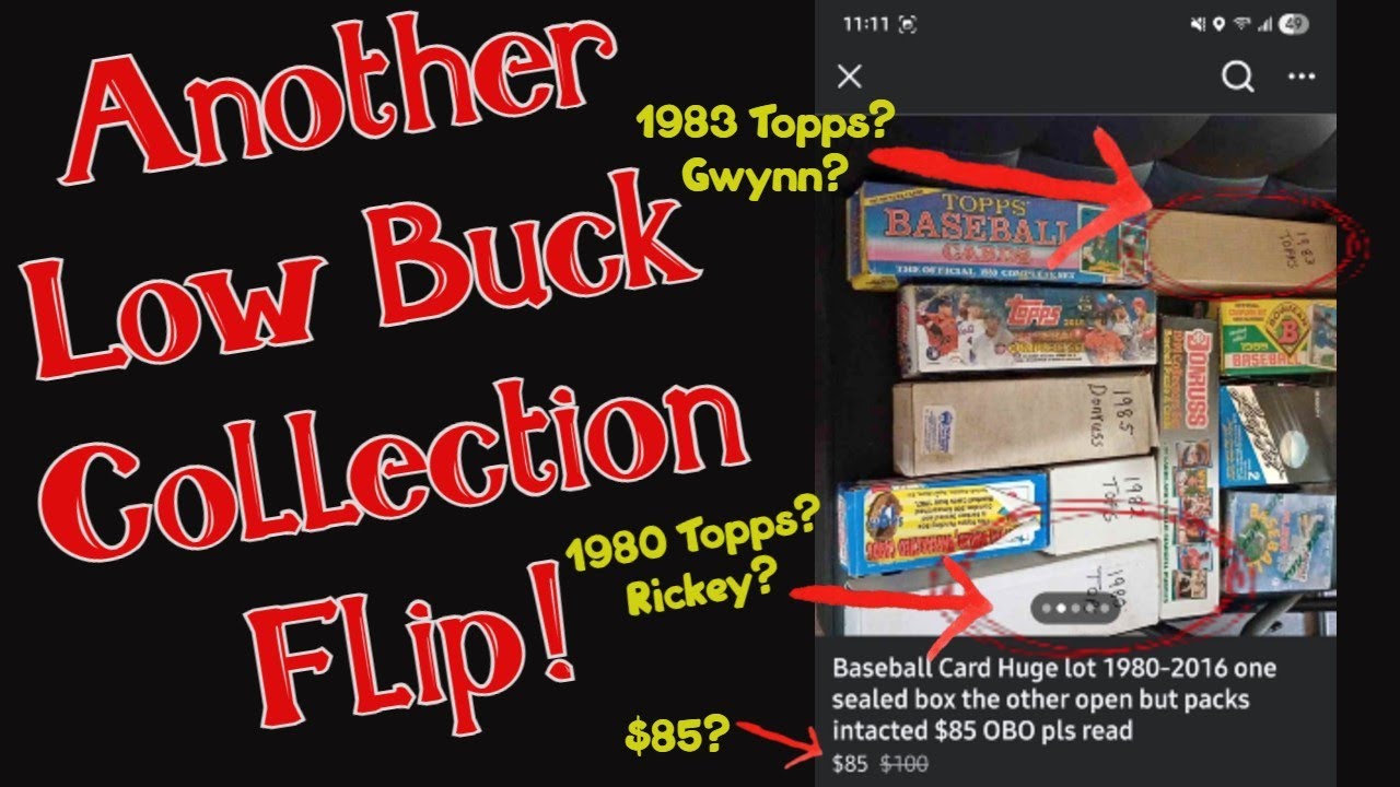 Baseball Card Stories: Another Low Buck Collection Flip!