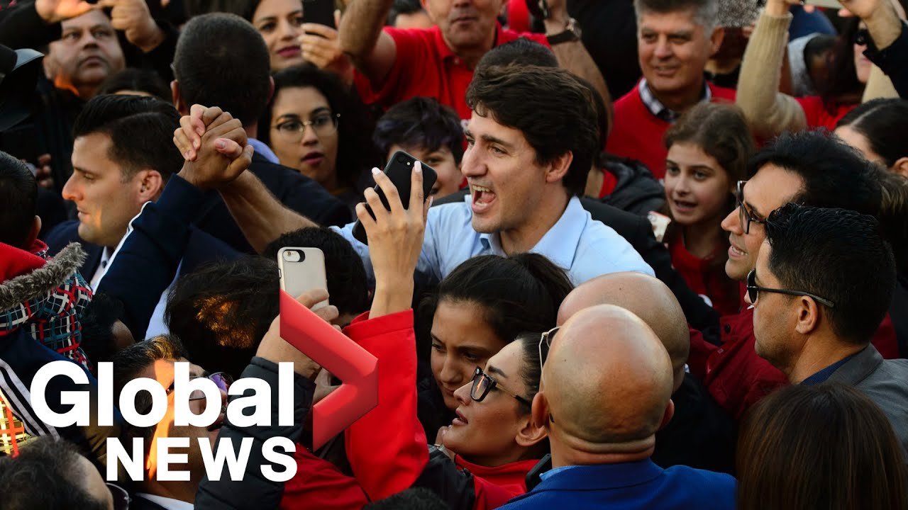 Canada Election: Trudeau continues campaign after added security at Ontario rally