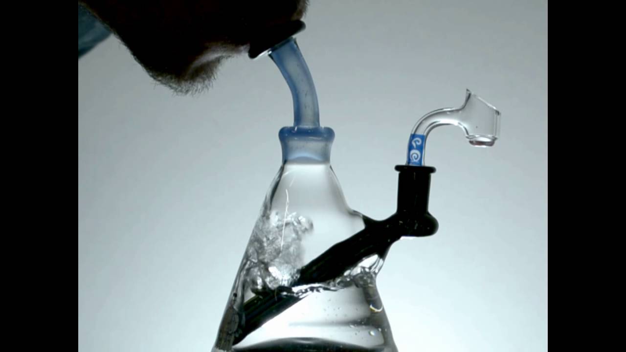 Boro Farm Beaker Rig Blue & Rainbow - 10mm Function