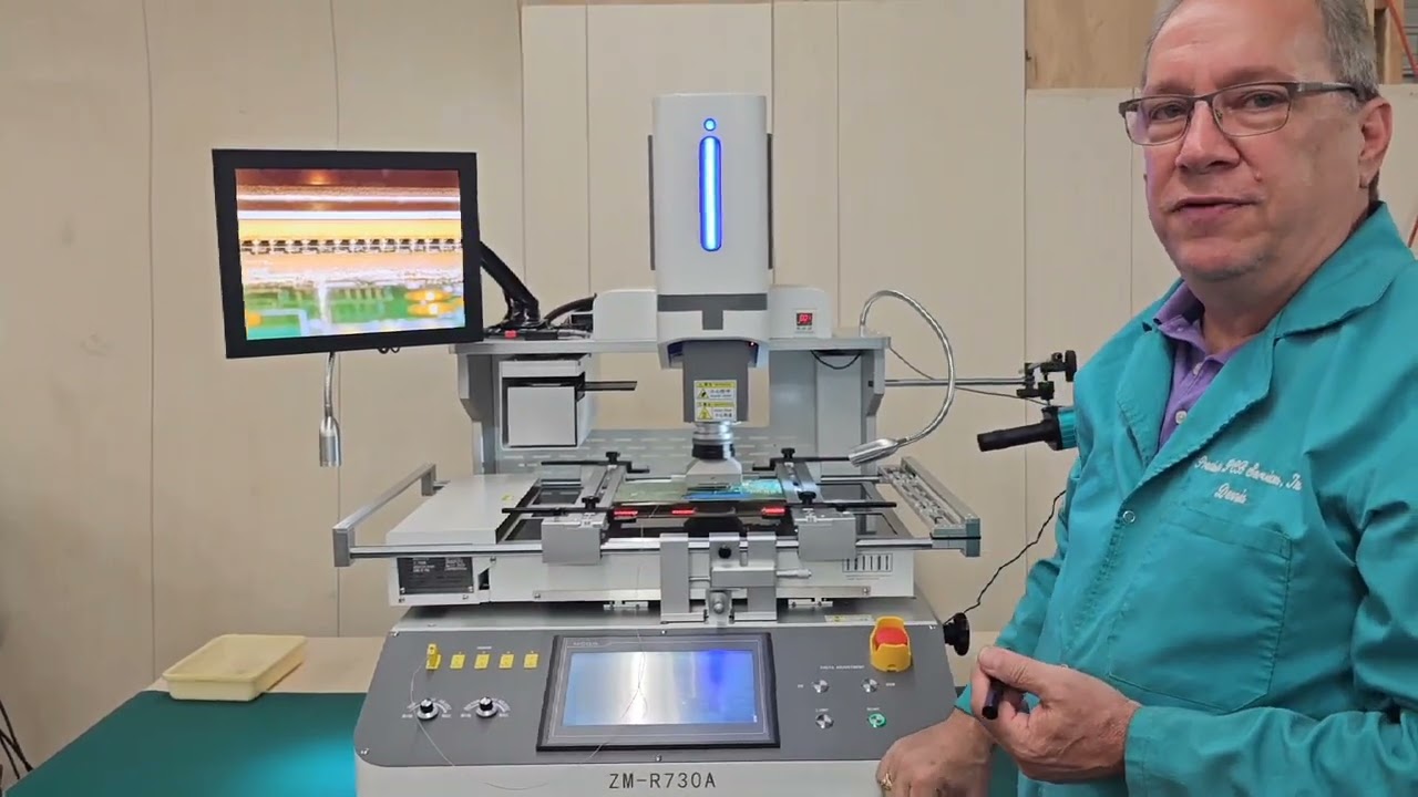 BGA Installation using the ZM-R730A BGA Rework Station