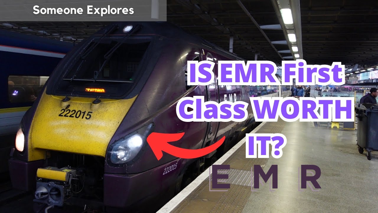 Is EMR First Class WORTH The Money? | London St. Pancras International to Chesterfield REVIEW