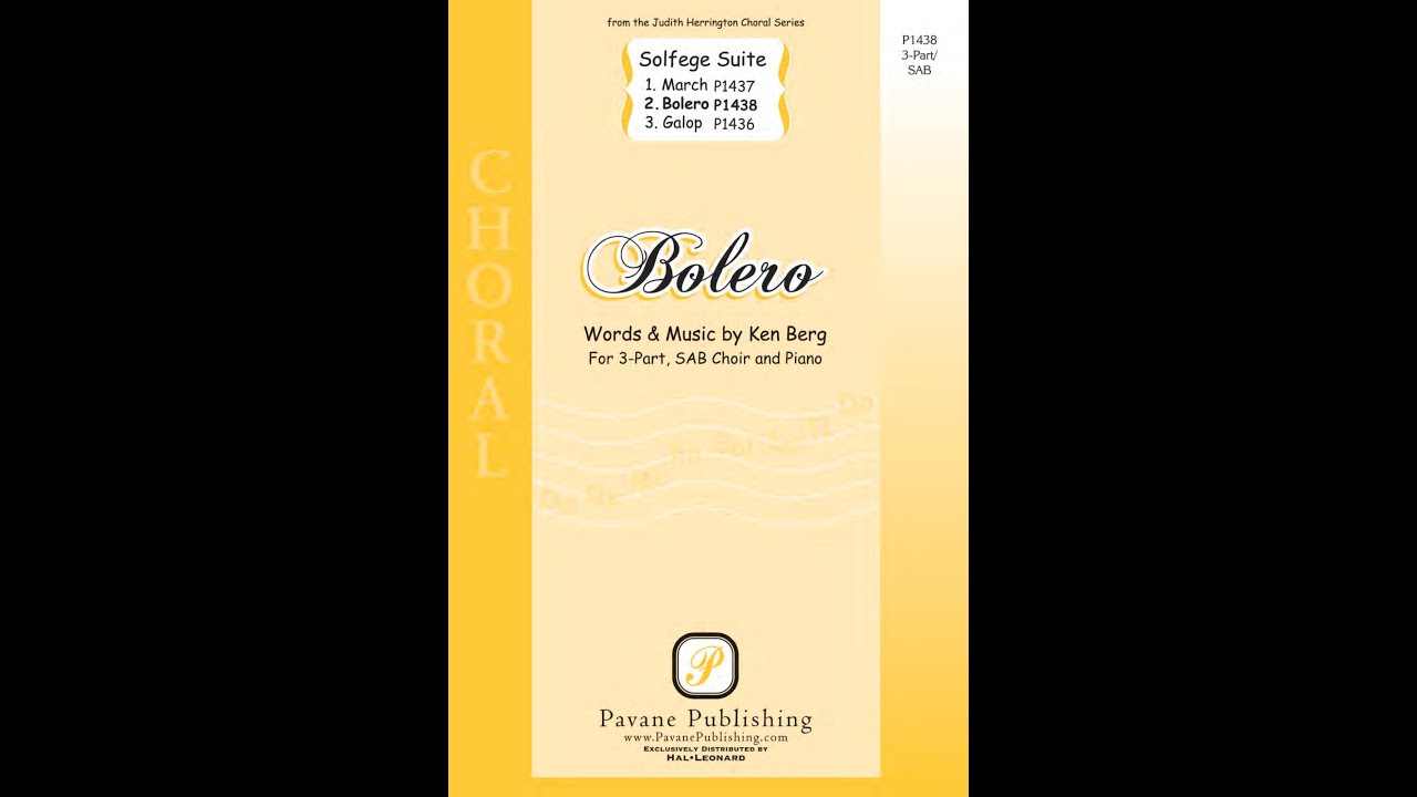 Bolero (SAB)—Ken Berg