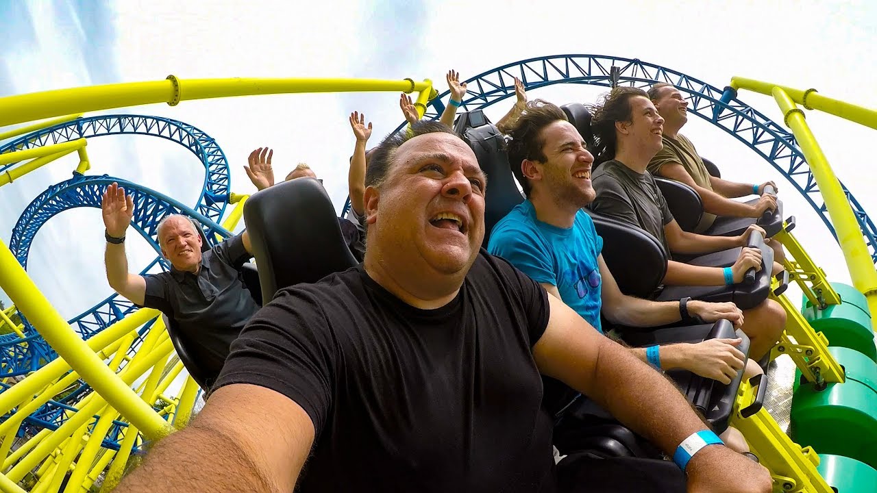 Riding the AWESOME Impulse Roller Coaster at Knoebels! Multi Angle 4K POV