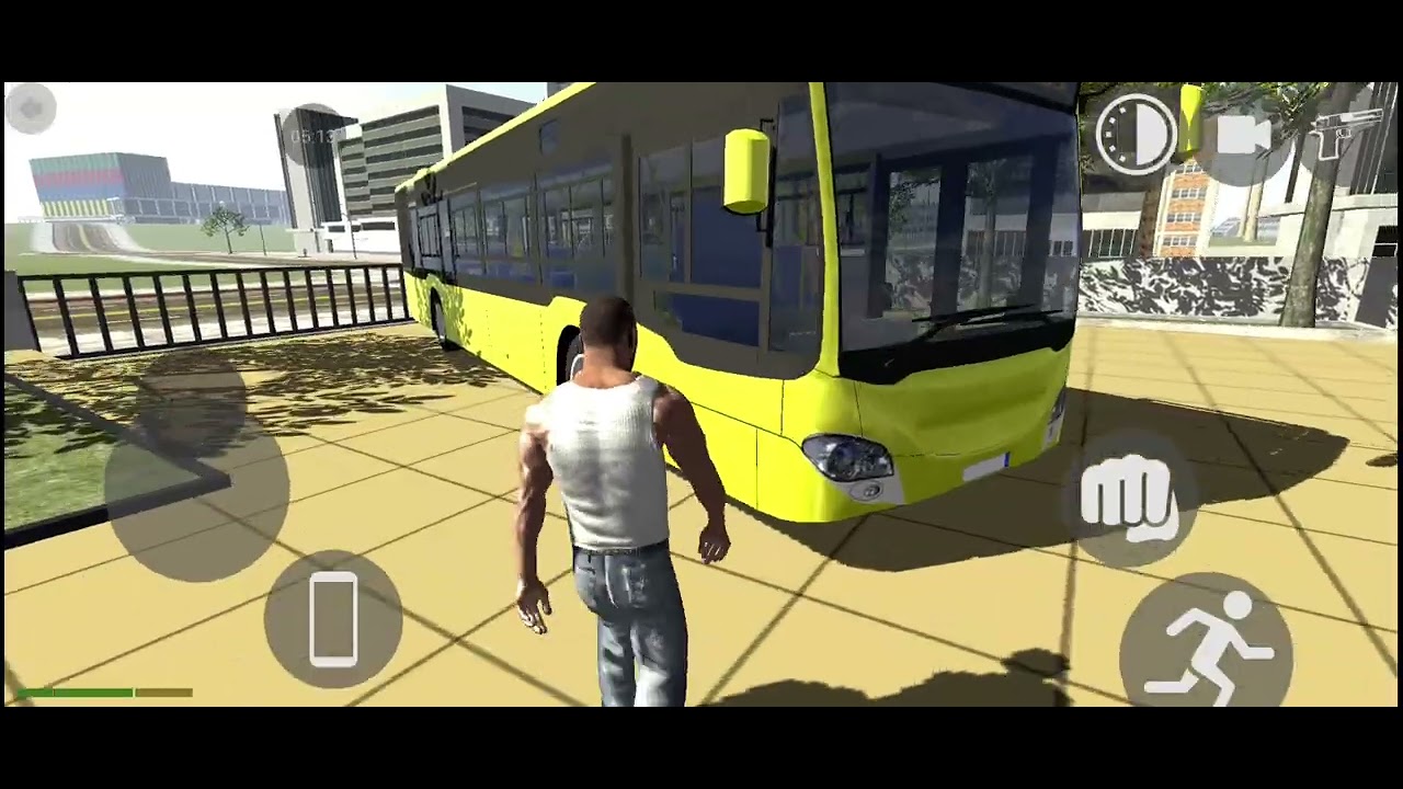 I become an bus driver in #indianbikedriving3d 😁😁\Full of fun