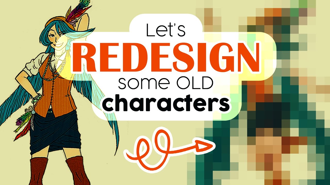 REDESIGNING old characters! - Pokemon OCs