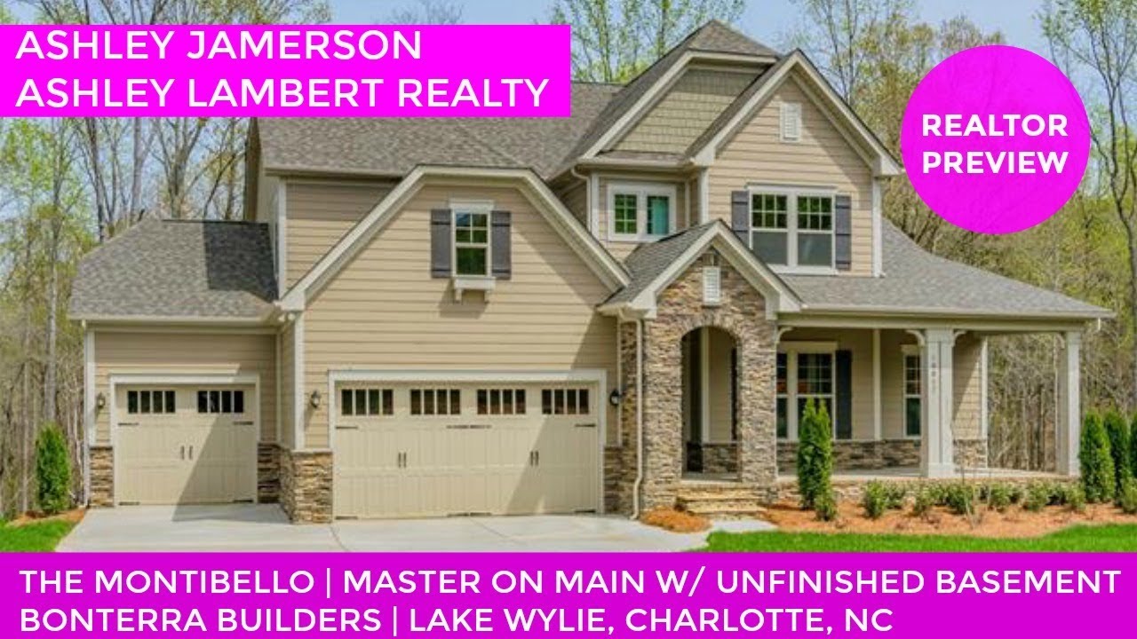New Construction Home for Sale in Charlotte, NC (Lake Wylie) | The Montibello | Bonterra Builders
