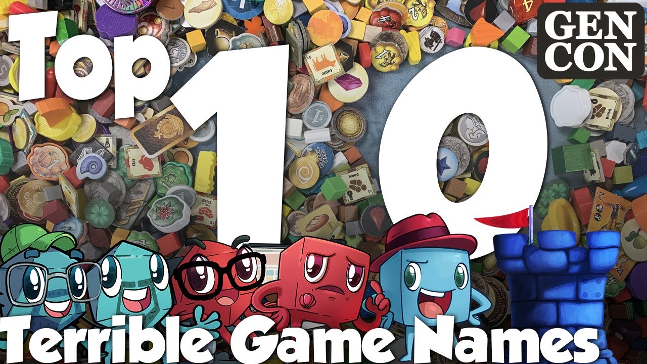 Top 10 Terrible Game Names