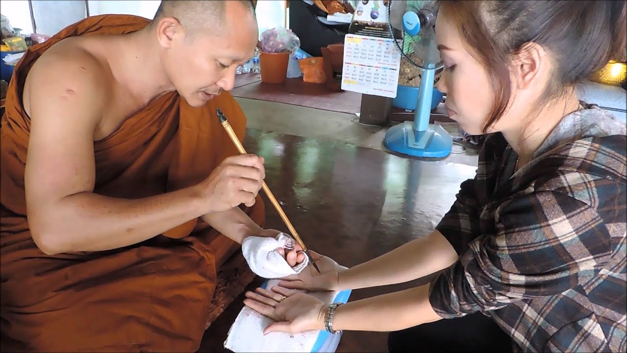 Tatouage magique thailandais, sans encre, oil sak yant