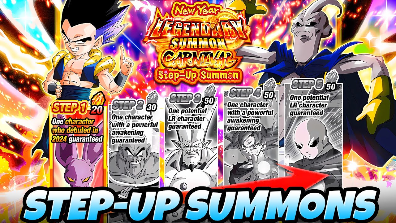 CELL MAX & JIREN ARE BACK!! 2025 New Year Legendary Carnival Step Up Summons | DBZ Dokkan Battle