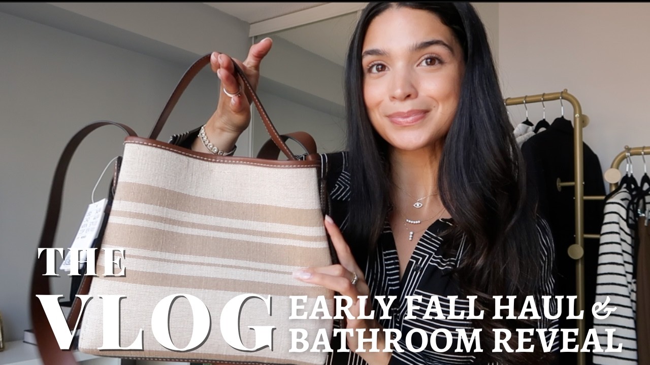 HIGH STREET FALL HAUL, H&M, COS | BATHROOM DECOR REVEAL | VLOG S5:E24 | Samantha Guerrero