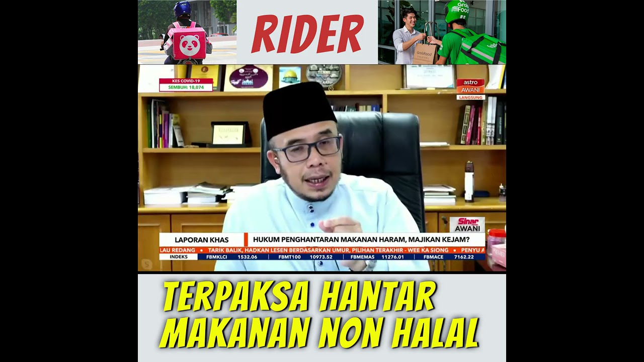 Dr MAZA - Situasi Rider Terpaksa Hantar Makanan Non Halal