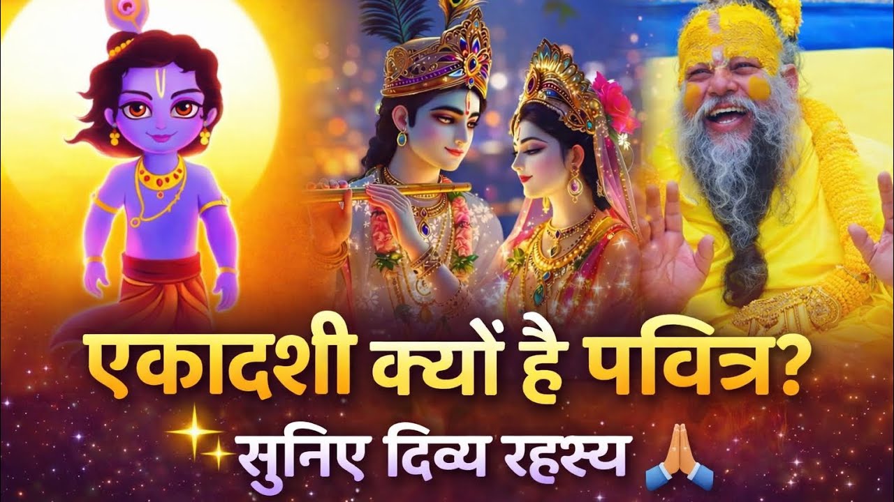 एकादशी क्यों है इतनी पवित् |सुनिए दिव्य रहस्य | श्री प्रेमानंद जीमहाराज#bhakti#premanandjipravachan 