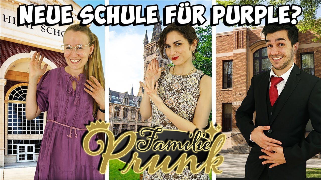 NEUE SCHULE FÜR PURPLE PRUNK Papas alte Schule oder luxuriöses Internat? Familie Prunk #3